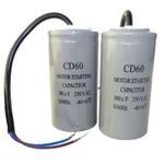 200uf 300uf CD60 250VAC Start Capacitor For Motor, Air Pump, Air Conditioning 