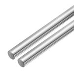 Linear Motion Rods, 2Pcs 12mm x 500mm(0.47"x19.69") Linear Rail Rod Shaft Guide