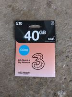 Pre-Activated Anonymous UK Three SIM Card - No Registration or EU ID Bureaucracy