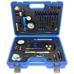Compression Tester Automotive Cylinder Leak Down Tester Kit with Dual Gauge