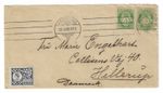 Norway Mi. 55 A x 2 with Vignette "Til kamp Mod Tuberculosis" (Flap Missing)