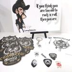 Motorhead x 5 Beer Mats Lemmy Quotes + Plec Keyring + 3 X Stickers 6X PLECTRUMS
