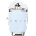 Smeg CJF11PBUK Citrus Juicer, Aluminium, 70 W, Pastel Blue