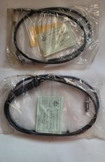 SUZUKI GT550 A COMPLETE THROTTLE CABLES  1974-77 MADE IN JAPAN PUSH & PULL