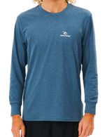 Rip Curl Search Series Long Sleeve Surf Tee Navy Marle men