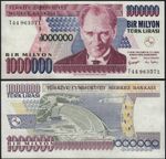 TURKEY 1000000 LIRA (P213) L.1970 (2002) UNC