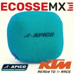 KTM EXC250TPi APICO PRE-OILED AIR FILTER 2017-2023 DUAL STAGE AIR FILTER
