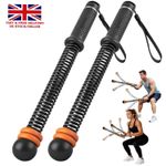 2x Ropeless Battle Ropes Portable Spring Sticks Battle Ropes for Exercise Portab