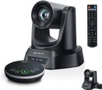 TONGVEO 4K AI Auto Tracking PTZ Camera 3X Zoom HDMI USB3.0 Conference Unit