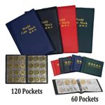 60/120/240Coinns Collection Album Coinns Penny Money Storage Case Folder Book