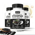 1-5 Ethiopian Black Seed Oil Softgels 4.64% Thymoquinone Gluten-Free 60 capsules