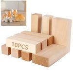 10Pcs 4inch Basswood Carving/Whittling Wood Blocks Crafts Tool Kit 10*2.5*2.5cm.