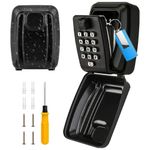 Large Key Safe Box Wall Mounted 12-Digit Combination Outdoor Key Storage Box UK
