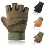 Tactical Half Finger Gloves Men's Army Military Combat Police Patrol Fingerless