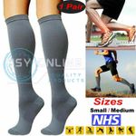 Unisex Miracle Flight Travel Compression Socks Anti Swelling Fatigue DVT Support