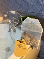 Handmade natural large herbal bath tea bags/bath favors/herbal bath soak/gift