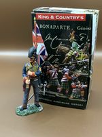 King & Country Napoleonics British Artillry Sergeant With Telescope And Box