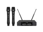 Q Audio QWM 1960 V3 HH UHF Dual Channel True Diversity Wireless Mic System CH38