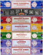 Satya Incense Gift Set, 7 Fragrances, 15G Each