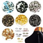 2mm-20mm Brass Eyelets with Washers Leather Craft Grommet Shoes Bag Repair 100x