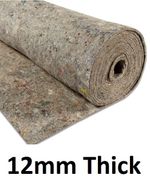 Wool Felt Carpet Underlay - 12mm Thick - 15sq.metre Roll - Luxury & Warmth