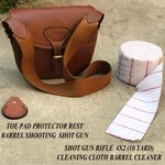 Leather Cartridge Shooting Bag(100,125)Shells Hunting Shotgun Clay Bag Shoot (S)