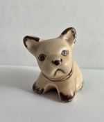 Ceramic French Bulldog 4.5cm Byngo Dog Light Beige (not Denby...SylvaC, Wade??)