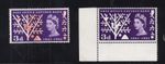 1961 Post Office Savings. SG624a. 3d orange brown omitted error. Fine MNH.