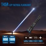 Trustfire T45R Tactical Flashlight Rechargeable Led Torch 