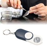 _10X Pocket Magnifying Glass Double Layer Lenses Folding Handheld Mini Magnifier