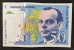 France 50 Francs Banknote Saint Exupery 1997 Ref: F.73/04
