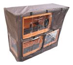 BUNNY BUSINESS HUTCH COVER BB-41-DDL & BB-48-DDL DOUBLE DECKER HUTCH AND RUN