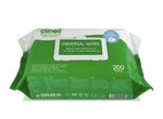 Clinell Universal Wipes 200-Pack Antibacterial Sanitizing, All-Purpose Cleaning