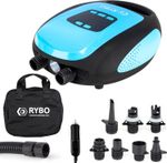 RYBO Thames Electric 12v SUP Air Pump for Tents and Paddleboards 20 PSI MAX