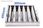 Canopy Grease Baffle Filter Stainless Steel Kitchen Extraction Hood 495x395mm