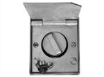 Telescopic security post Bollard Stanless Steel Finish