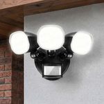 300W LED Flood Light with PIR Motion Sensor 40000lm Security Outdoor Wall Light