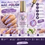 Lilac Glossy Mirror Nail Strengthener, Lilac Glossy Nail Strengthener
