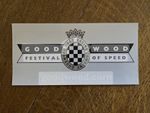 GENUINE GOODWOOD GRRC Festival of Speed - Interior Sticker - New 21.5cm x 10.5cm