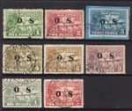 M16470 New Guinea 1925-31 SGO22/30 - 1919 Officials ex the two lowest values.