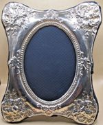 London Hallmarked Vintage Sterling Silver Photo Frame - Large Example