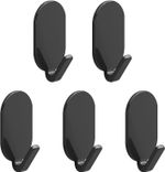 5/10 Self Adhesive Strong Sticky Hooks Heavy Duty Wall Seamless Cap Hook UK 😊