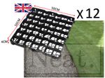 12 x Gravel/Grass Grid Paver Base Greenhouse Deck Path Turf Lawn Shed Garden