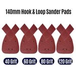 40-120 Grit Mouse Sanding Sheets Detail Palm Sander For Black & Decker 10/40 PC