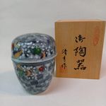 Japanese Tea Caddy Arita Ware Kiyoshi Tea Ceremony Tool