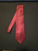 Wolfmark Burgundy Satin Neck Tie Wine Red Formal Wedding Prom Necktie