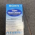 SONY T-25CLD VHS & SVHS Video Head Cleaning Cassette Tape f/ VCR Player Dry Type