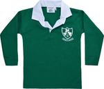 Ireland green National Team Rugby Long Sleeve Sports Jersey for Unisex Kids