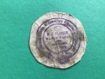 Watchmaker Jeweller W. J. Pearson St Neots vintage  paper Seal  A11930
