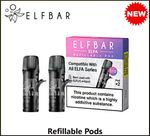 Elfbar Elfa Refillable Empty Pod - Pack of 2 - 100% Authentic - UK Stock